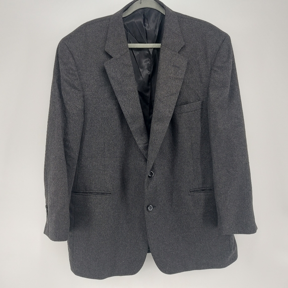 Jos A Bank cashmere Gray Sports Coat 48R - Picture 1 of 7